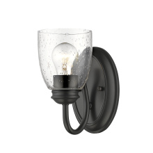 Golden 8001-BA1 BLK-SD - Golden Lighting Parrish 1-light Vanity in Matte Black